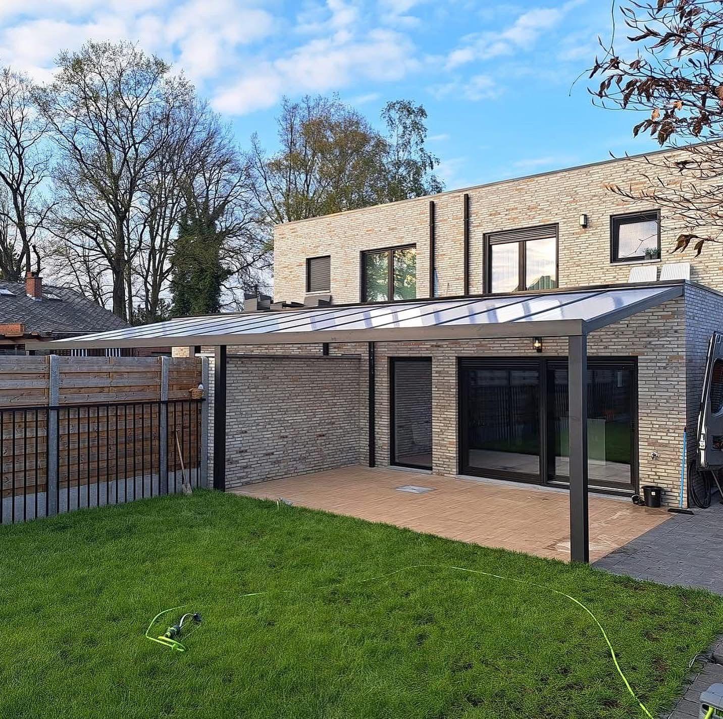 Aluminium veranda project door Veranova